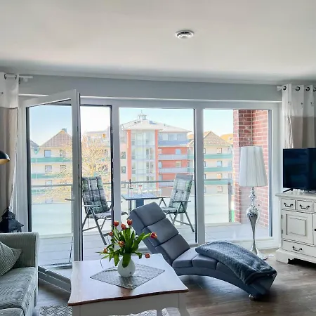 Haus Strandlaeufer 3 5 Strandgut 아파트 *