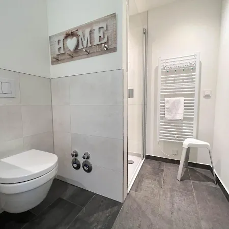 アパート Haus Strandlaeufer 3 5 Strandgut ビューズム